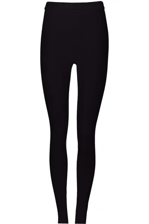 Salvatore Ferragamo Logo-plaque stretch-fit leggings