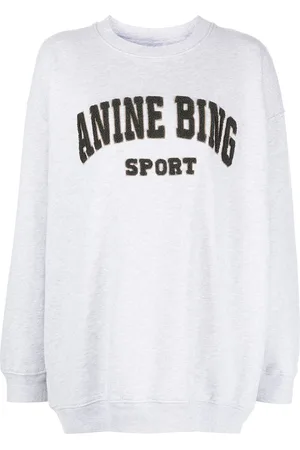 ANINE BING Logo-patch Tyler sweatshirt