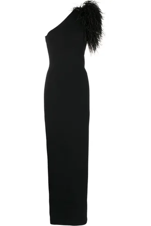 RACHEL GILBERT Elcie one-shoulder gown
