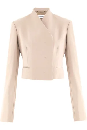 Salvatore Ferragamo Asymmetric fitted blazer