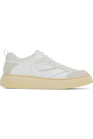 Salvatore Ferragamo Panelled low-top sneakers