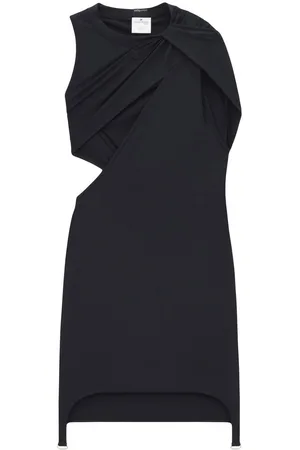 Courrèges Cut-out gathered mini dress