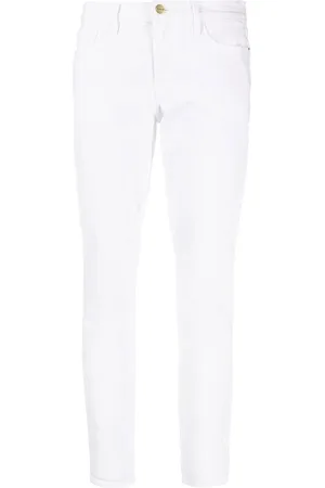 Frame Skinny-fit cropped jeans