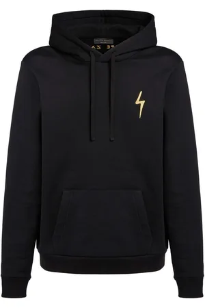 Giuseppe Zanotti Embroidered logo drawstring hoodie