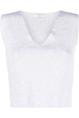 PESERICO SIGN Cropped sleeveless top