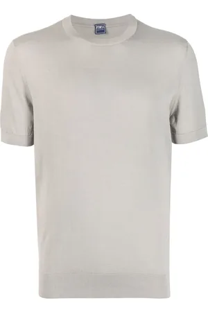 FEDELI Fine-knit cotton T-shirt