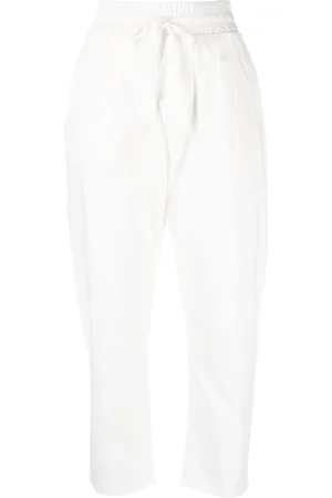 THOM KROM Drawstring cropped trousers