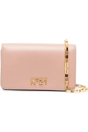 Nº21 Logo-plaque leather bag