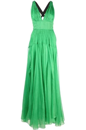 MARIA LUCIA HOHAN Ozana V-neck gown