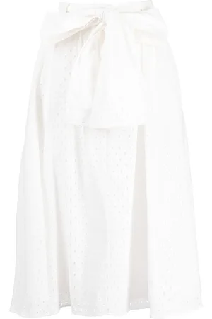 Kenzo Flared perforated skirt
