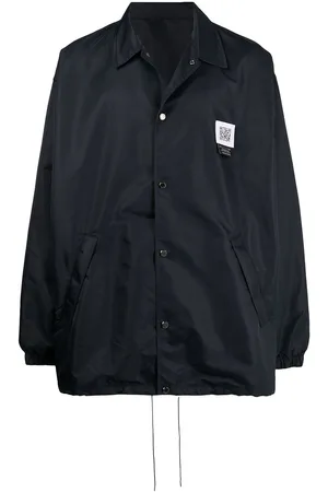 Fumito Ganryu Logo patch shirt jacket