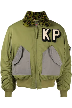 Kenzo Logo-embroidered bomber jacket
