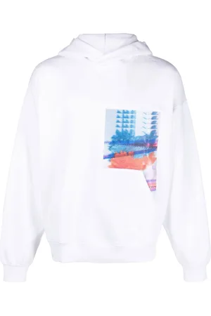 Calvin Klein Motion floral-print hoodie