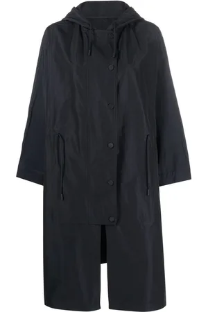 YVES SALOMON Drawstring waist raincoat
