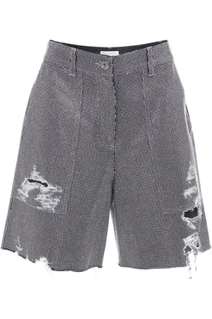 J.W.Anderson Studded cotton shorts