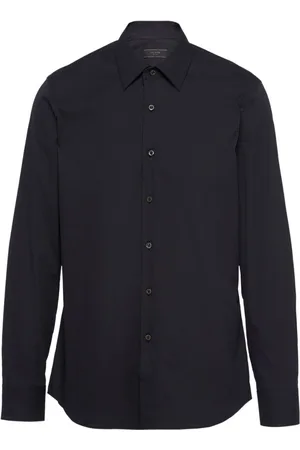 Prada Long-sleeved poplin shirt