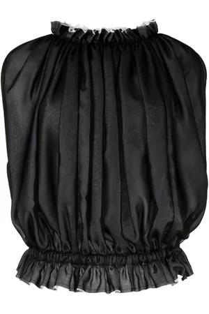 Comme des Garçons Sleeveless ruffle top