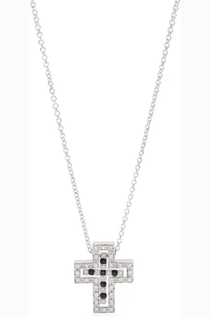 Damiani 18kt white gold Belle Époque diamond necklace