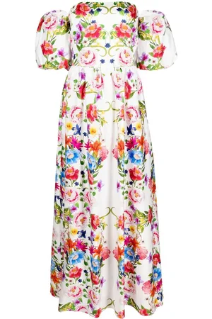 Borgo De Nor Juliet off-shoulder puff-sleeve dress