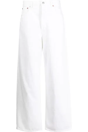 AGOLDE Organic-cotton wide-leg trousers
