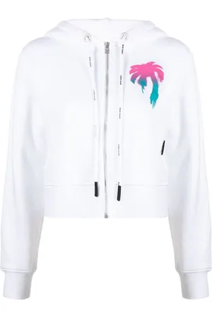Palm Angels Logo-print cotton hoodie