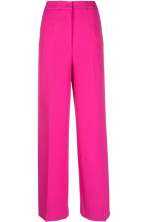 BLANCA Overlapping-panel palazzo pants