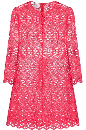Giambattista Valli Open-knit cotton dress