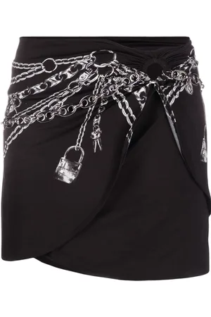 Paco rabanne Chain-print mini skirt