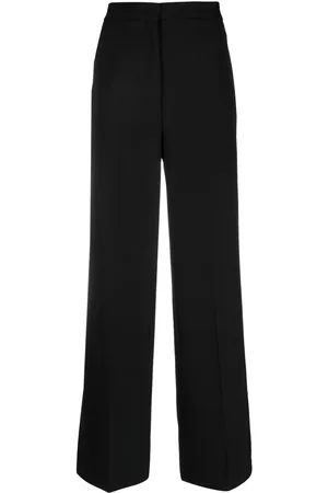 BLANCA Overlapping-panel palazzo pants