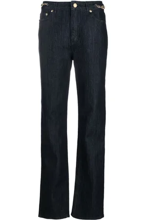 Michael Kors Straight-leg chain-detail jeans