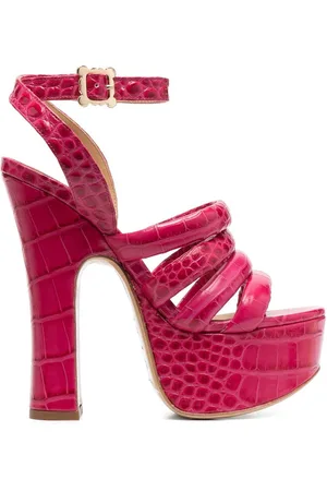 Vivienne Westwood 150mm crocodile platform sandals
