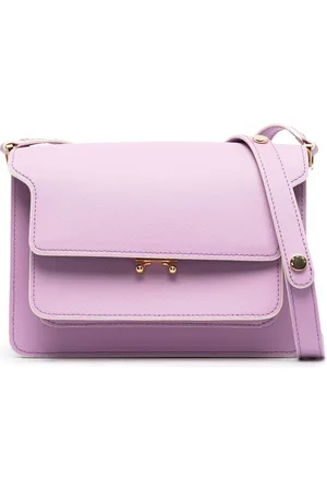 Marni Trunk leather shoulder bag