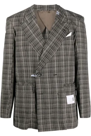 Maison Mihara Yasuhiro Checked-pattern blazer