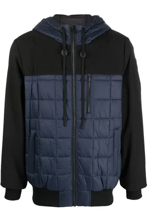Moose Knuckles Panelled hooded padded jacket