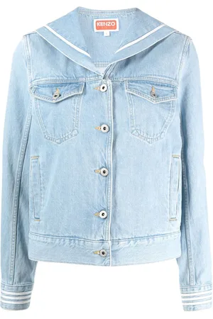 Kenzo Sailor logo-embroidered denim jacket