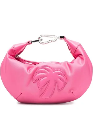 Palm Angels Mini Big Palm logo-embossed clutch bag
