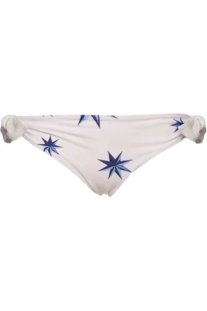 La DoubleJ Side-tie star-print brief