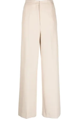 BLANCA Overlapping-panel palazzo pants