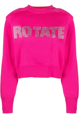 ROTATE Shandy rhinestone-embellished jumper