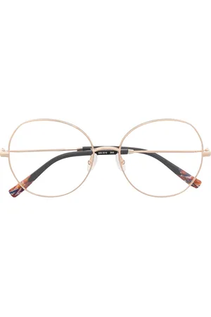Missoni Oversized round frame glasses