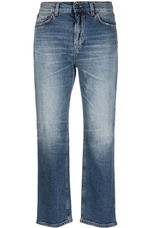 haikure Straight-leg cropped jeans
