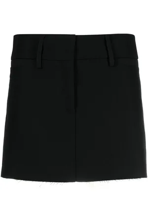 BLANCA Concealed front-fastening mini skirt