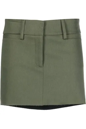BLANCA Concealed-front fastening miniskirt