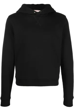 VALENTINO GARAVANI Rockstud-detail cotton hoodie