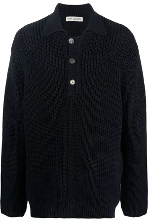 OUR LEGACY Ribbed-knit cotton jumper