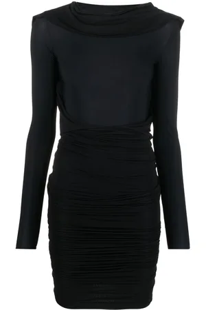 Maison Margiela Long-sleeve ruched dress