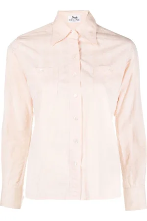 Céline 1970s graphic-print cotton shirt