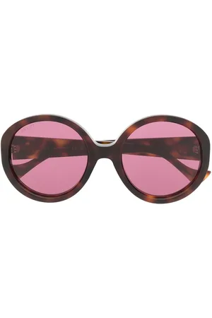 Gucci Side logo-plaque detail sunglasses