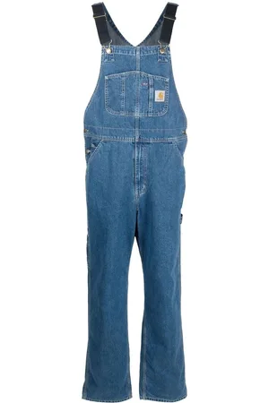 Carhartt Logo-patch straight-leg dungarees