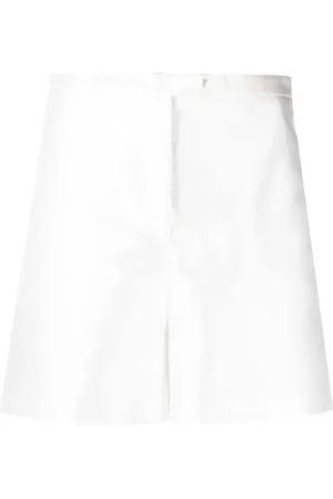 BLANCA Satin-finish tailored shorts